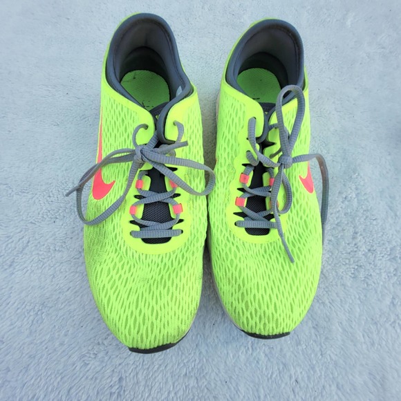 Nike Women's Training Zoom Fit 704658-700 Yellow Running Shoes - Picture 1 of 8